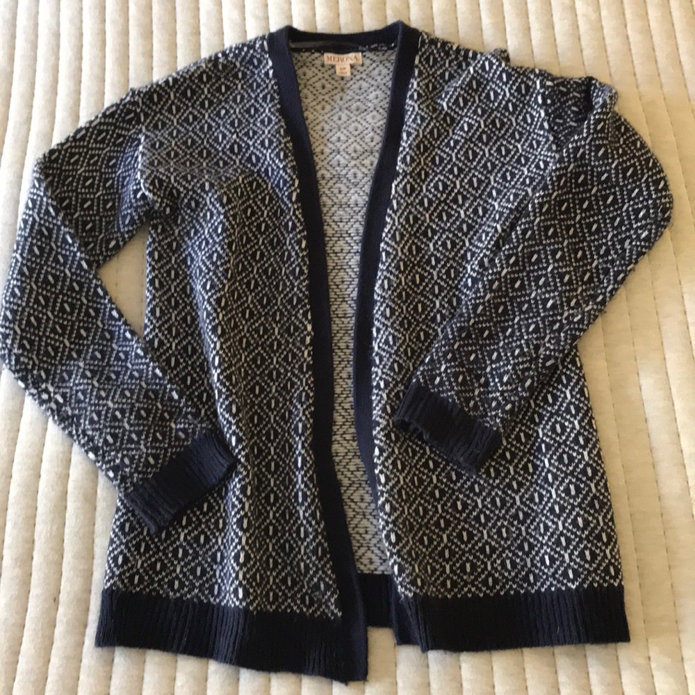 Merona Navy Cardigan